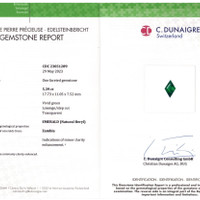 5.39 Ct. Emerald from Zambia Scan Report