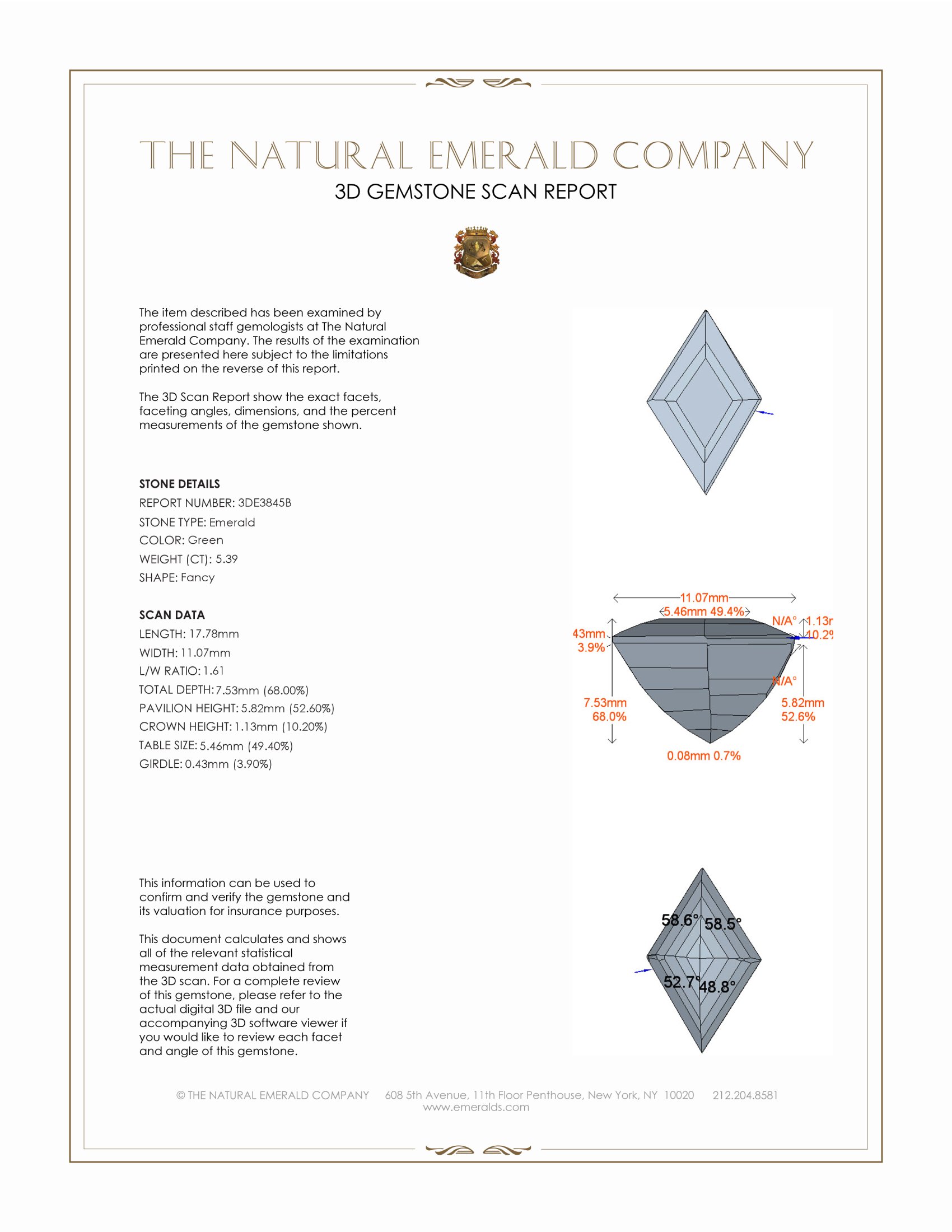5.39 Ct. Emerald from Zambia
