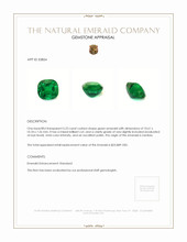 5.23 Ct. Emerald from Zambia Appraisal