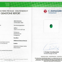 4.85 Ct. Emerald from Zambia Scan Report