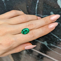 4.85 Ct. Emerald from Zambia Life Style