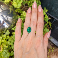 4.85 Ct. Emerald from Zambia Life Style