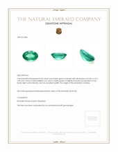 0.42 Ct. Emerald from Zambia Appraisal