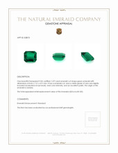2.29 Ct. Emerald from Zambia Appraisal