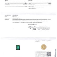 2.29 Ct. Emerald from Zambia Scan Report