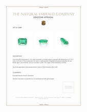1.53 Ct. Emerald from Zambia Appraisal