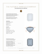 1.61 Ct. Emerald from Zambia 3 D Scan Report