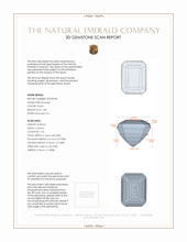 1.89 Ct. Emerald from Zambia 3 D Scan Report