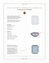 1.73 Ct. Emerald from Zambia 3 D Scan Report