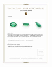 0.34 Ct. Emerald from Zambia Appraisal
