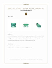 1.47 Ct. Emerald from Zambia Appraisal