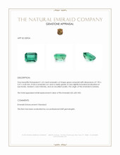 1.63 Ct. Emerald from Zambia Appraisal