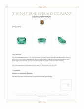 1.65 Ct. Emerald from Zambia Appraisal