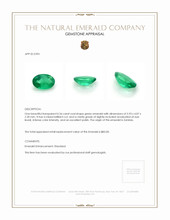 0.34 Ct. Emerald from Zambia Appraisal