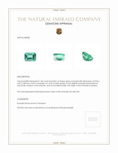 1.86 Ct. Emerald from Zambia Appraisal