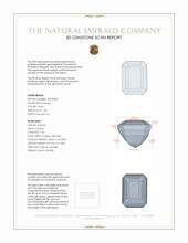 1.86 Ct. Emerald from Zambia 3 D Scan Report