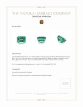 1.94 Ct. Emerald from Zambia Appraisal