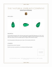 2.86 Ct. Cabochon Emerald from Zambia Appraisal