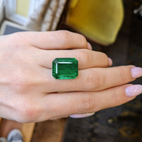 14.13 Ct. Emerald from Zambia Life Style