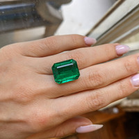 14.13 Ct. Emerald from Zambia Life Style