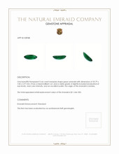5.66 Ct. Emerald from Zambia Appraisal