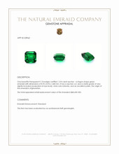 3.34 Ct. Emerald from Afghanistan Appraisal