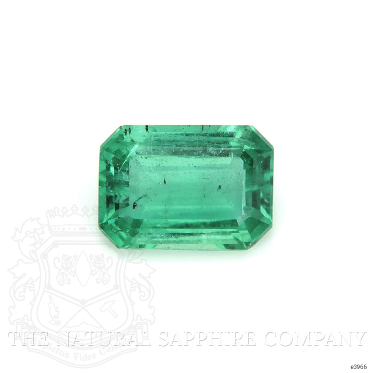 Antique Style Emerald Ring 0.81 Ct., 18K Yellow Gold