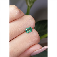0.81 Ct. Emerald from Zambia Life Style