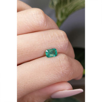 0.84 Ct. Emerald from Zambia Life Style