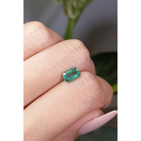 0.88 Ct. Emerald from Zambia Life Style