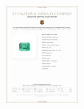 0.96 Ct. Emerald from Zambia Scan Report