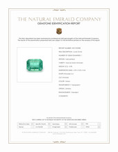 0.98 Ct. Emerald from Zambia Scan Report