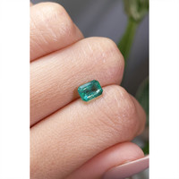 0.99 Ct. Emerald from Zambia Life Style