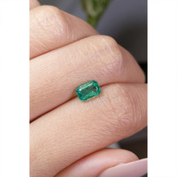 0.99 Ct. Emerald from Zambia Life Style