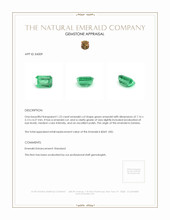 1.23 Ct. Emerald from Zambia Appraisal