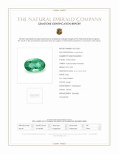 0.43 Ct. Emerald from Zambia Scan Report