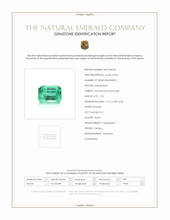 1.25 Ct. Emerald from Zambia Scan Report