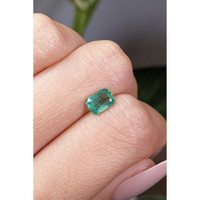 0.84 Ct. Emerald from Zambia Life Style