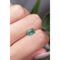 0.88 Ct. Emerald from Zambia Life Style