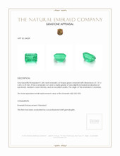 1.68 Ct. Emerald from Colombia Appraisal