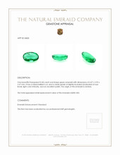 0.40 Ct. Emerald from Zambia Appraisal