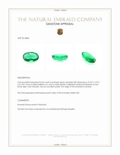 0.40 Ct. Emerald from Zambia Appraisal