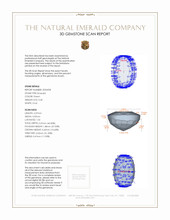 0.40 Ct. Emerald from Zambia 3 D Scan Report