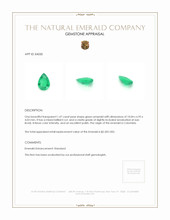 1.47 Ct. Emerald from Colombia Appraisal