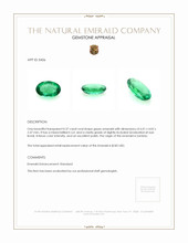 0.37 Ct. Emerald from Zambia Appraisal