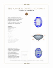 0.37 Ct. Emerald from Zambia 3 D Scan Report