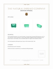 1.84 Ct. Emerald from Zambia Appraisal