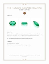0.39 Ct. Emerald from Zambia Appraisal