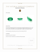 0.38 Ct. Emerald from Zambia Appraisal