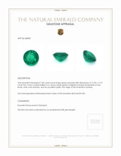 7.86 Ct. Emerald from Zambia Appraisal